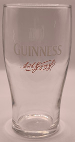 Arthur Guinness 50cl beer glass glass