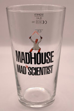 Mad Scientist 40cl conical beer glass glass