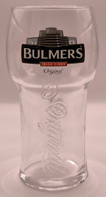 Bulmers 2019 updated logo pint glass glass