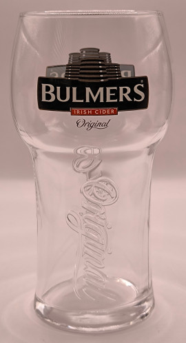 Bulmers 2019 updated logo pint glass
