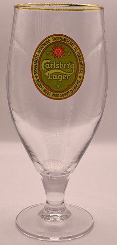 Carlsberg vintage style 2015 chalice pint glass