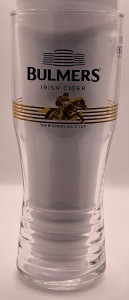 Bulmers Gold Cup 2019 pint glass glass