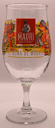 Madri Excepcional 2024 limited edition graffiti glass