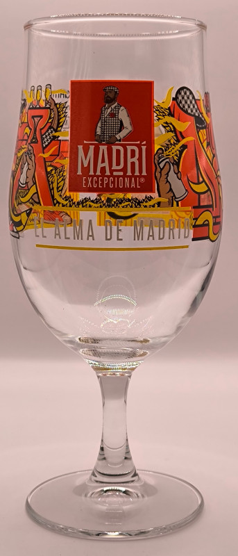 Madri Excepcional 2024 limited edition graffiti glass glass