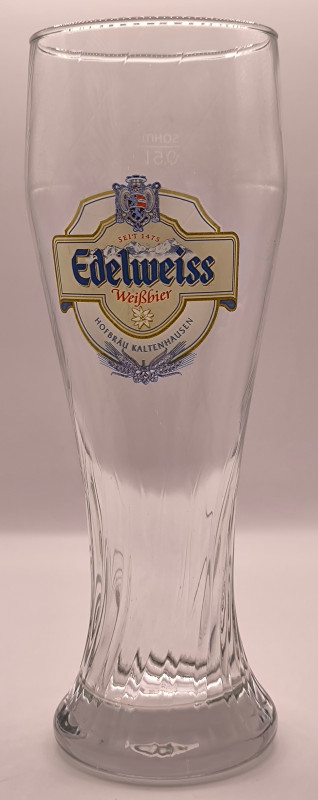 Edelweisse 50cl beer glass glass