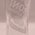 Peroni 2010 half pint glass glass