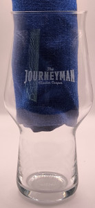 Journeyman 2017 pint glass glass