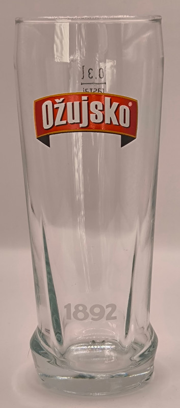 Ožujsko 30cl 2023 beer glass glass