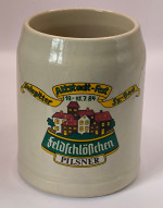 Feldschlößchen 40cl ceramic tankard glass