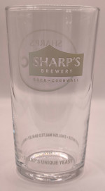 Sharps Athlantic IPA 2015 pint glass glass