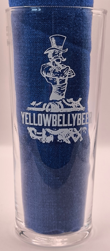 Yellow Belly 2017 pint glass glass