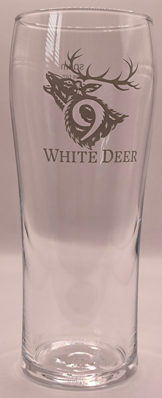 9 White Deer 2021 pint glass glass