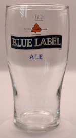 Blue Label Ale 50cl glass glass