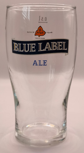 Blue Label Ale 50cl glass