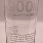 Sharps Doom Bar pint glass glass