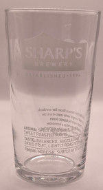 Sharps Doom Bar pint glass glass