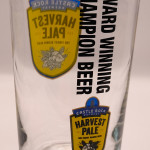 Harvest Pale 2017 pint glass glass