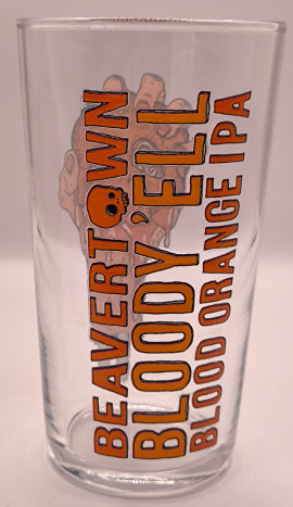 Beavertown Bloody 'Ell Blood Orange IPA 2019 pint glass