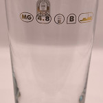 Boddingtons Manchester Gold pint glass glass