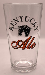 Kentucky Ale beer glass glass
