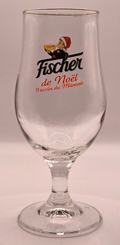 Fischer Noel Christmas special 2016 beer glass