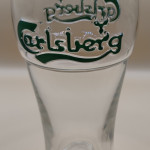 Carlsberg Pint Glass (Green Embossed) glass