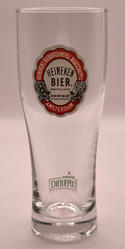 Heineken Expierience beer glass