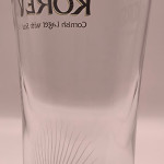 Korev 2014 pint glass glass