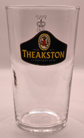 Theakston Legendary Ales pint glass