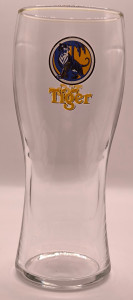 Tiger 50cl beer glass glass