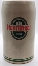 Henninger 50cl ceramic tankard glass