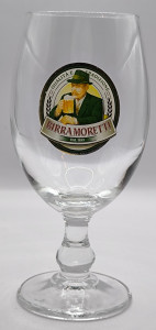 Moretti chalice beer glass glass