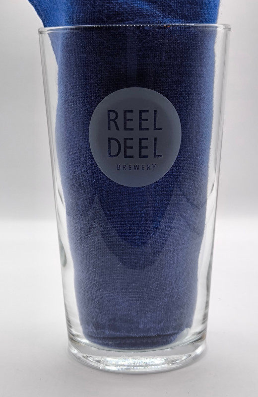 Reel Deel 2018 pint glass glass