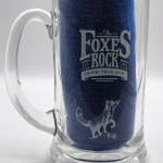 Foxes rock 2015 pint tankard glass