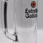 Estrella Galicia 40cl tankard glass