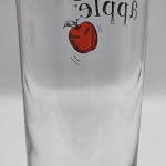 Falling Apples 2015 pint glass glass