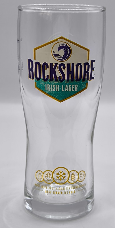 Rockshore 2018 half pint glass glass