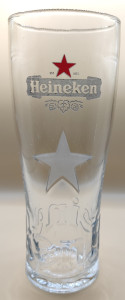 Heineken 2016 Frosted Star glass