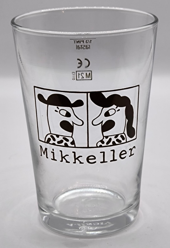 Mikkeller 2021 1/3 pint glass glass