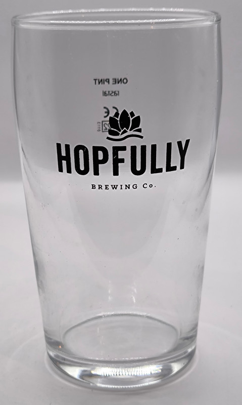 Hopfully 2022 pint glass glass