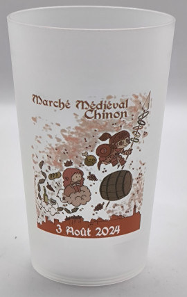 Marché médiéval de Chinon 33cl plastic cup