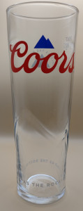Coors Light Tall glass