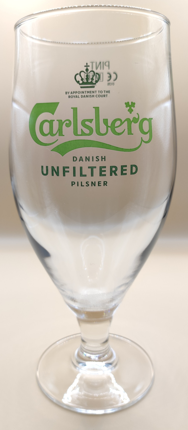 Carlsberg Unfiltered Pint Glass - Nicks Beer Glass Collection