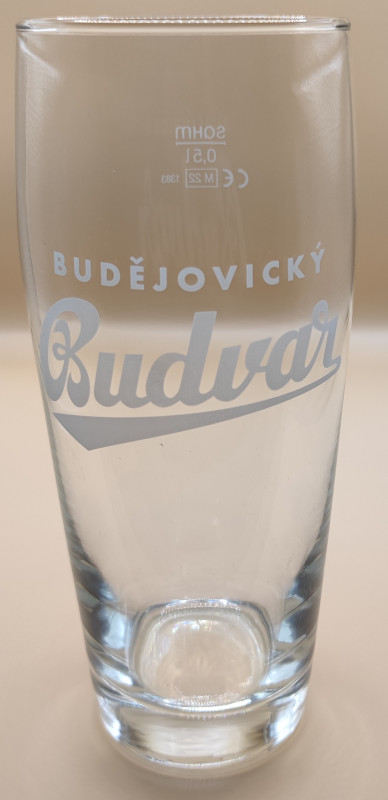 Budweiser Budvar 2022 50cl - Nicks Beer Glass Collection