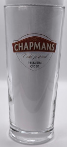 Chapmans Cold Filtered cider 2006 pint glass